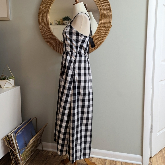 Tuckernuck Lelia Gingham Ribbon Midi Dress - Picture 3 of 6
